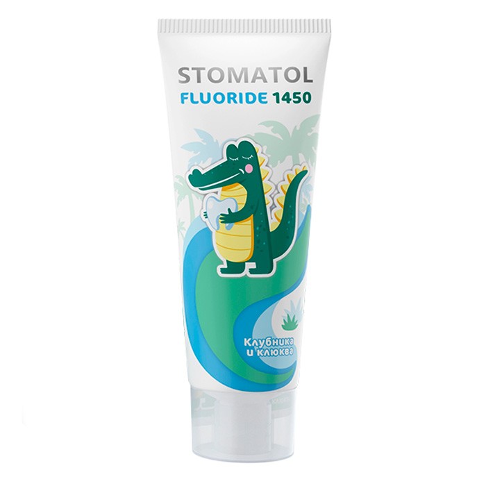 STOMATOL Зубная паста детская 2-12 лет Fluoride 1450 50 г