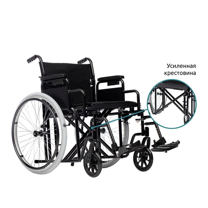 Инвалидная кресло-коляска механическая Ortonica Grand 200