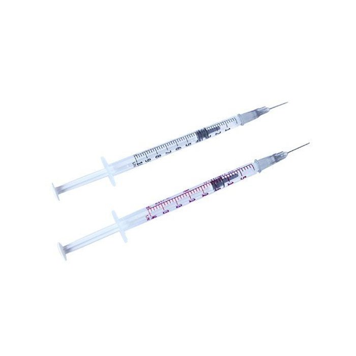 Шприц 1 мл U100 трехкомпонентный с иглой 27G