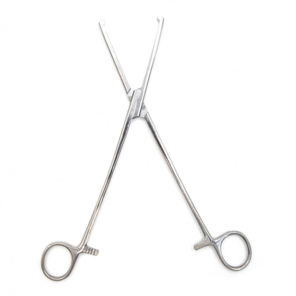 Щипцы маточные двузубые, прямые № 2, большие, длина 243 мм, Surgiwell