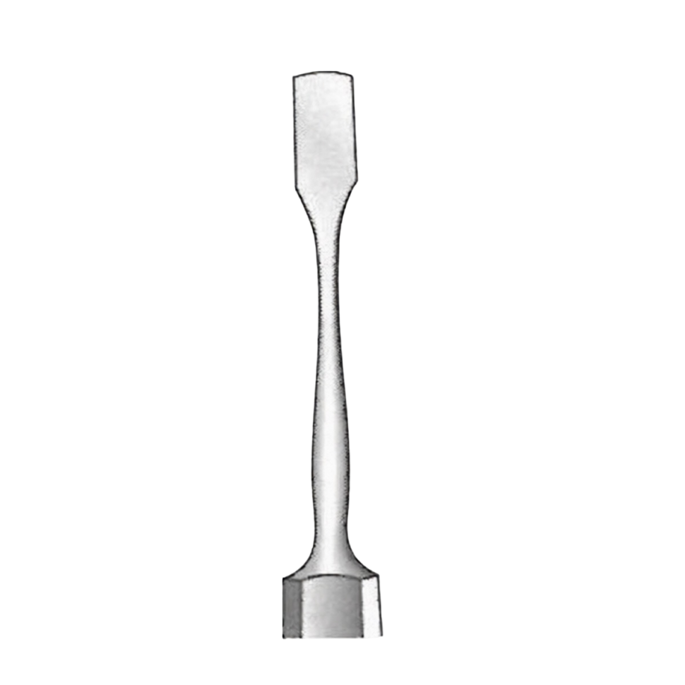 Долото с рифленой ручкой плоское, 6 мм (дм-6), Surgicon
