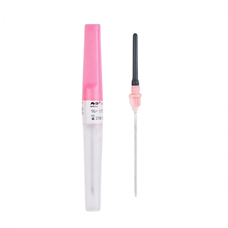 Игла двусторонняя Lind-Vac 1,2 мм х 38 мм  (18G x 1 1/2"), 100 шт/уп