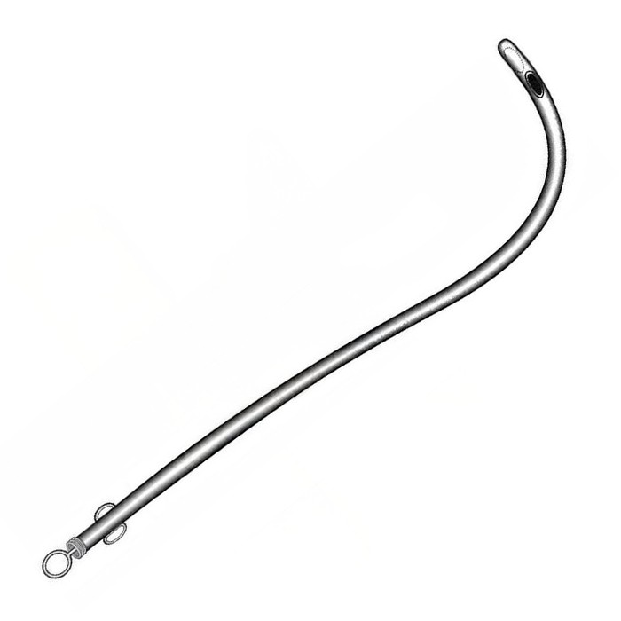 Катетер уретральный металлический Coxeter, 28 см, тип Fig. 14, Surgicon
