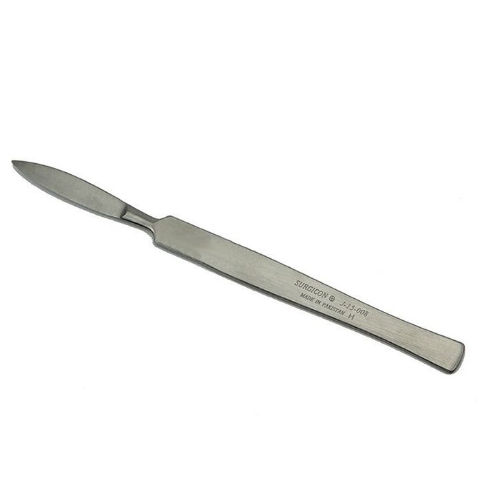 Скальпель хирургический остроконечный, простая ручка, 16 см, Surgicon
