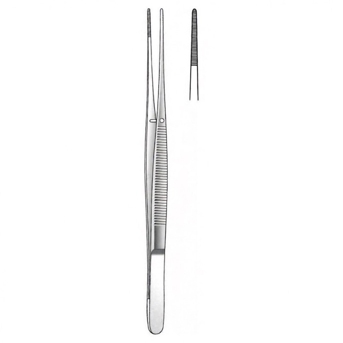 Пинцет анатомический Semken, 12,5 см, Surgicon