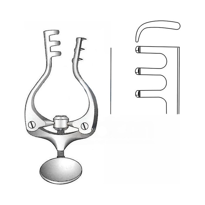 Ранорасширитель, по Янсену, 10 см (тупой), Surgicon
