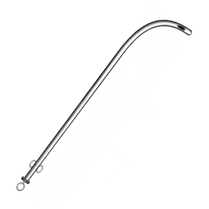 Катетер металлический Male, 27 см, тип Fig. 11, Surgicon