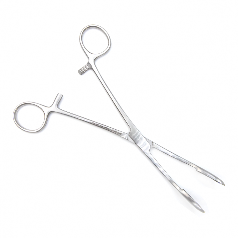 Корнцанг изогнутый Gross-Maier 20см, Surgicon
