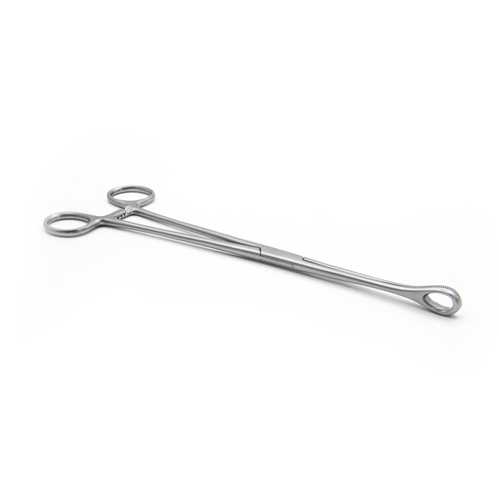 Щипцы медицинские FÖRSTER, для удаления плодного яйца с крамальерой прямые с шириной губок 14 мм, 260 мм (Щ-17-4р), МИЗТ