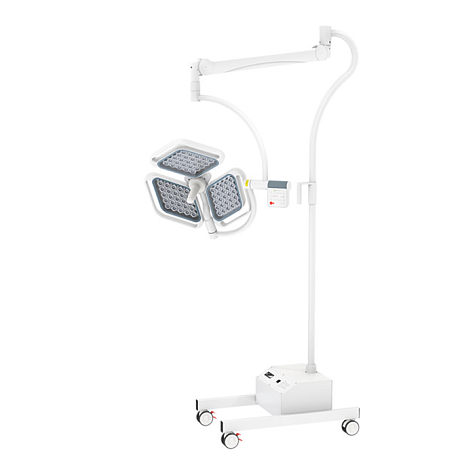 Светильник медицинский хирургический напольный CADUCEUS FL1-L3