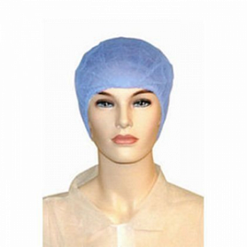 Шапочка типа шарлотта одноразовая (12г/кв.м, красный)