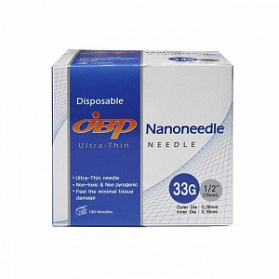 JBP33 Иглы иньекционная Nanoneedle 33G 0,26 х 13 мм №1