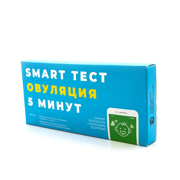 Тест иммунохроматографический для определения времени овуляции "ИммуноХром-ЛГ-Экспресс", 5 шт/уп