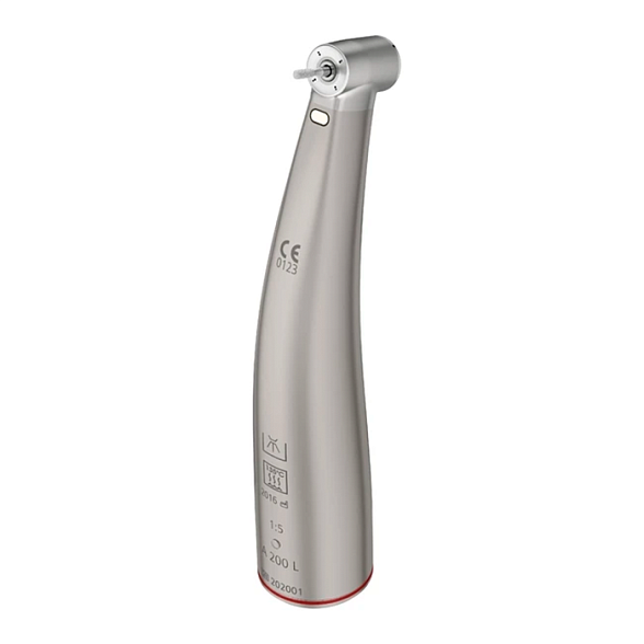 Sirona T2 LINE A200L повышающий угловой наконечник со светом, 1:5