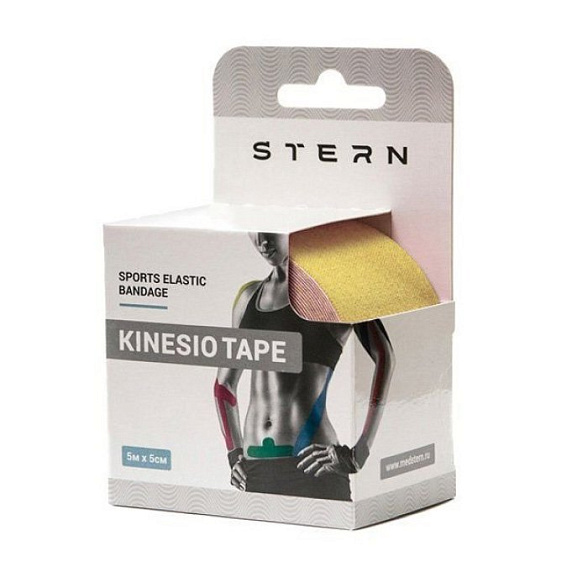 Лента эластичная Кинезио тейп (Kinesio Tape) 5 см Х 5 м (Синий)