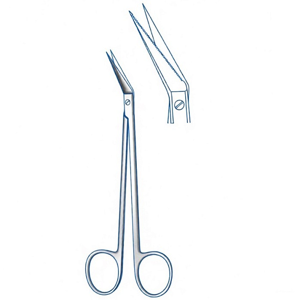 Ножницы Locklin 16 см  лигатурные хирургические нержавеющие, Surgicon