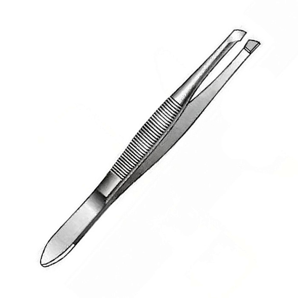 Пинцет хирургический прямой, 9 см, Surgicon