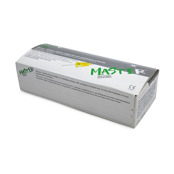 Иглы инъекционные одноразовые SIRIO (MASTER) 30Gx25 (0,3x25)