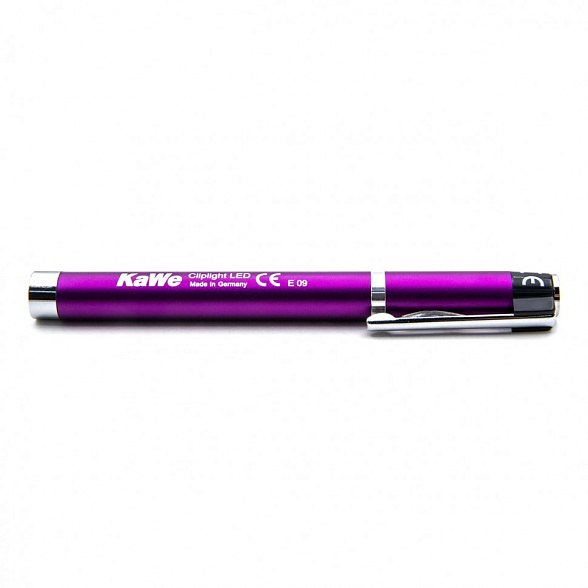 Фонарик диагностический CLIPLIGHT LED фиолетовый, KaWe
