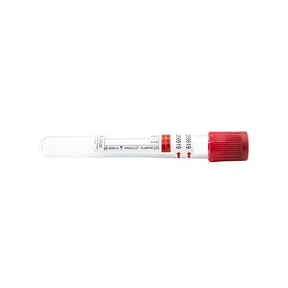 Вакуумные пробирки Lab-Vac с активатором свертывания, красные, 5 мл, 13х100 мм (уп. 100шт) 1100513100
