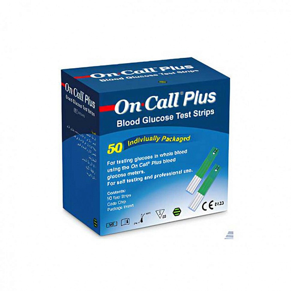 Тест полоски для глюкометра On Call Plus (Он Колл Плюс) № 50