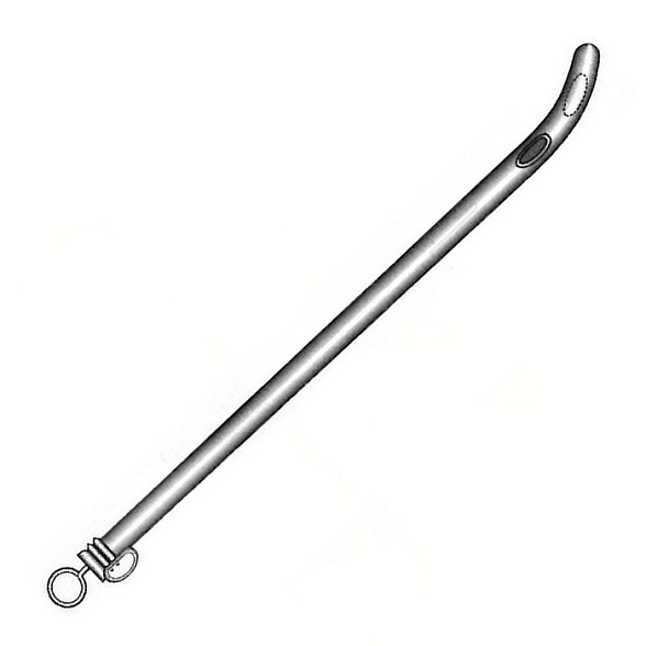 Катетер уретральный металлический, женский, 15 см, тип  Fig. 17, Surgicon
