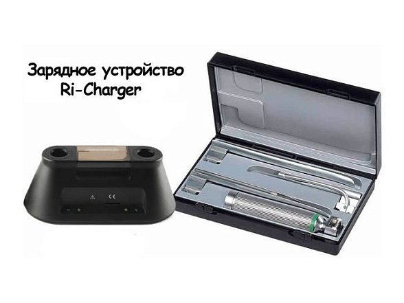 Ri-modul Miller набор ларингоскопов LED 3,5 В, рук. тип С от аккум: 10708 или 10691+10705 Riester