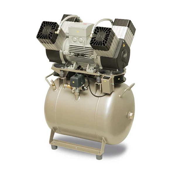 EKOM DK50 4VR/50/M - безмасляный компрессор для 4-x стоматологических установок