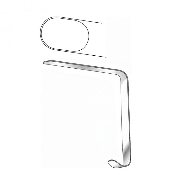 Шпатель хирургический Lack, 10 см, Surgicon