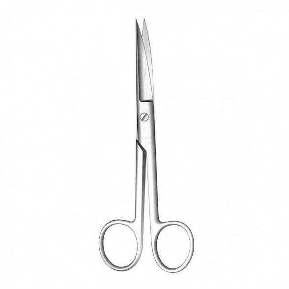 Ножницы хирургические заостренные изогнутые 11,5 см, Surgicon