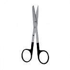 Ножницы STANDARD Super Cut, с одним острым концом прямые, 145 мм (11-900-14 Чр), МИЗТ