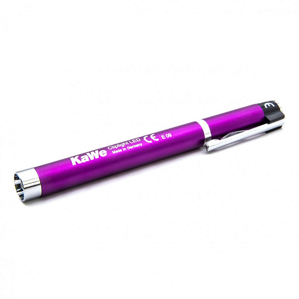 Фонарик диагностический CLIPLIGHT LED фиолетовый, KaWe