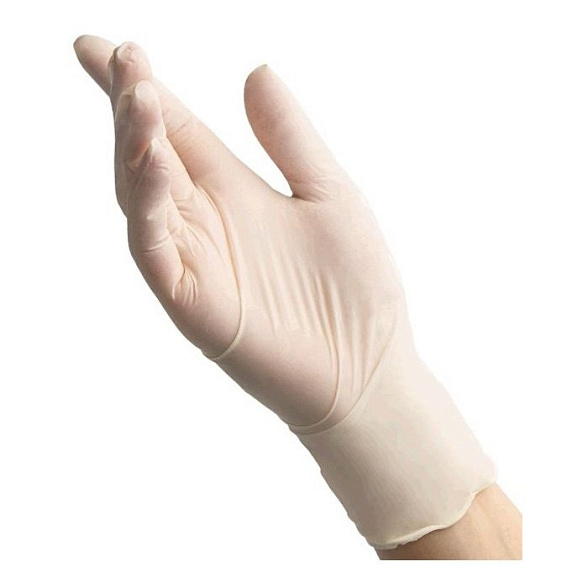 ! Перчатки латексные медицинские BENOVY Latex Powdered, размер S, 50 пар в упак.