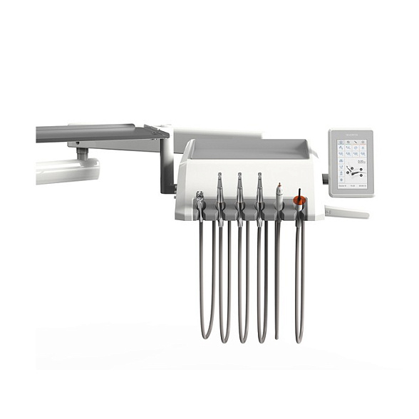 SILVERFOX 8000C-CRS0 Compact – стоматологическая установка с верхней подачей, без гидроблока и с мягкой обивкой