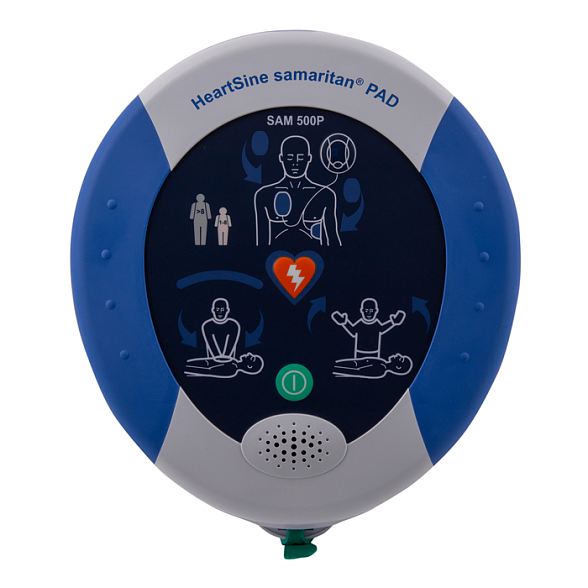 Автоматический внешний дефибриллятор PAD 500P Samaritan с принадлежностями HeartSine