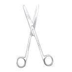 Ножницы тупоконечные прямые 20 см, Surgicon