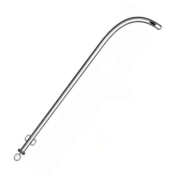 Катетер металлический Male, 27 см, тип Fig. 11, Surgicon