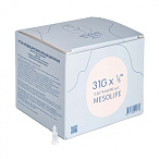 Игла одноразовая медицинская инъекционная стерильная MESOLIFE 31G 0,26*4 мм 100/5000