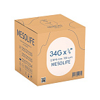 Игла одноразовая медицинская инъекционная стерильная MESOLIFE 34G 0,18*4 мм 100/5000